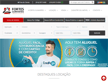 Tablet Screenshot of imobiliariafortesguimaraes.com.br